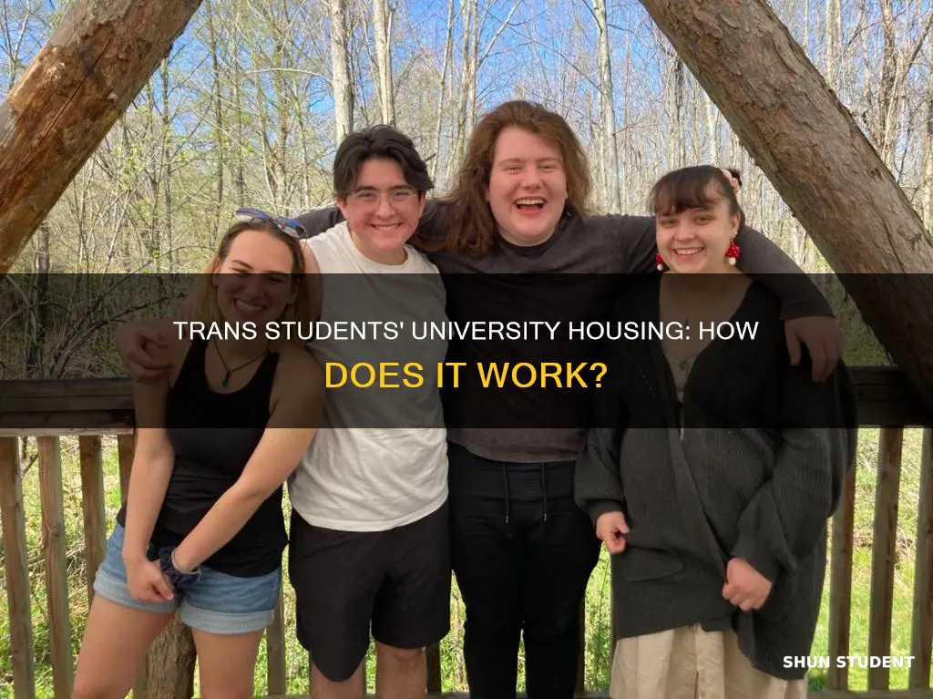 how does university housing for transgender students work