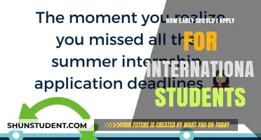 International Students: Apply Early for University Success