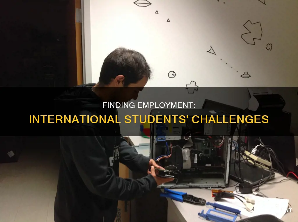 how easy is it for international student to get employment