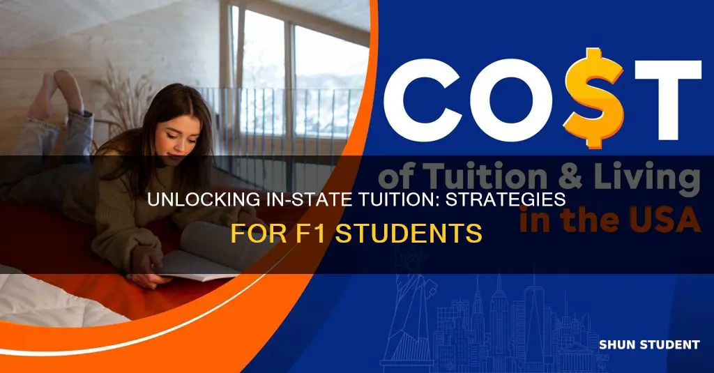 how f1 students get instate tuition in university