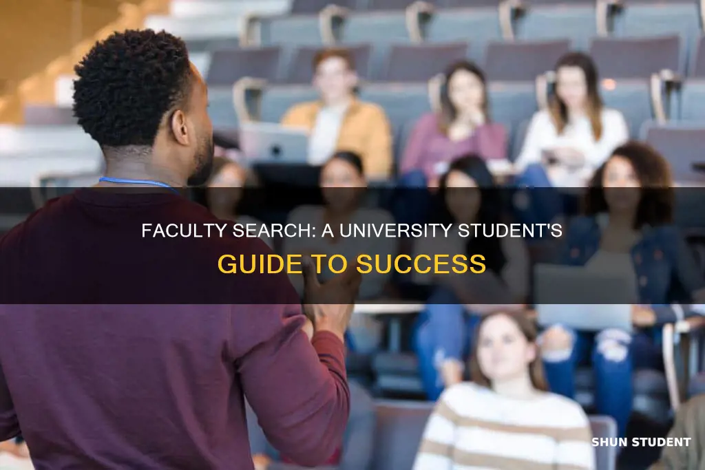 how faculty search is helping university students