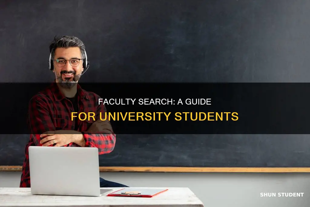 how faculty search is helping university students