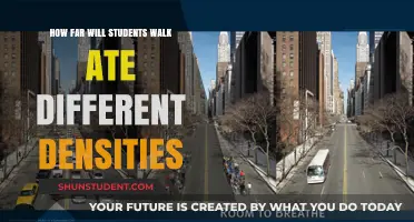 Walking Distances: How Urban Density Shapes Student Commutes