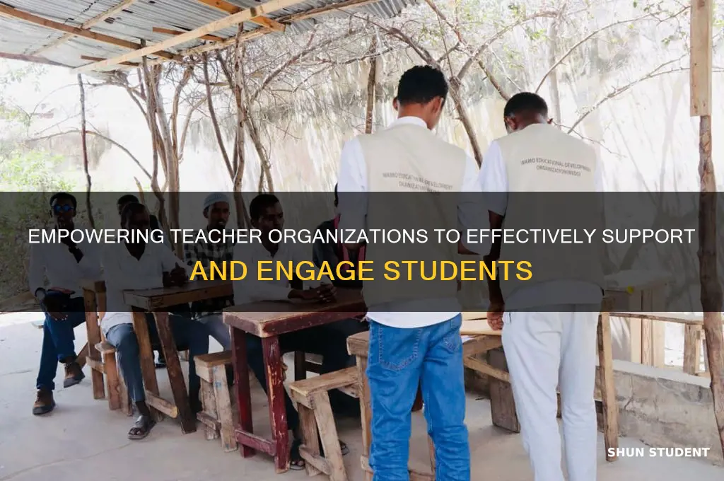 how for teacher organizations to students
