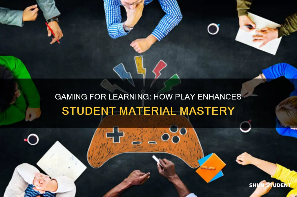 how games teach students the material they need to learn