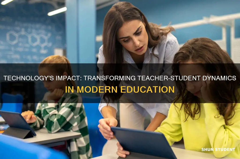 how has technology changed the teacher student relationship