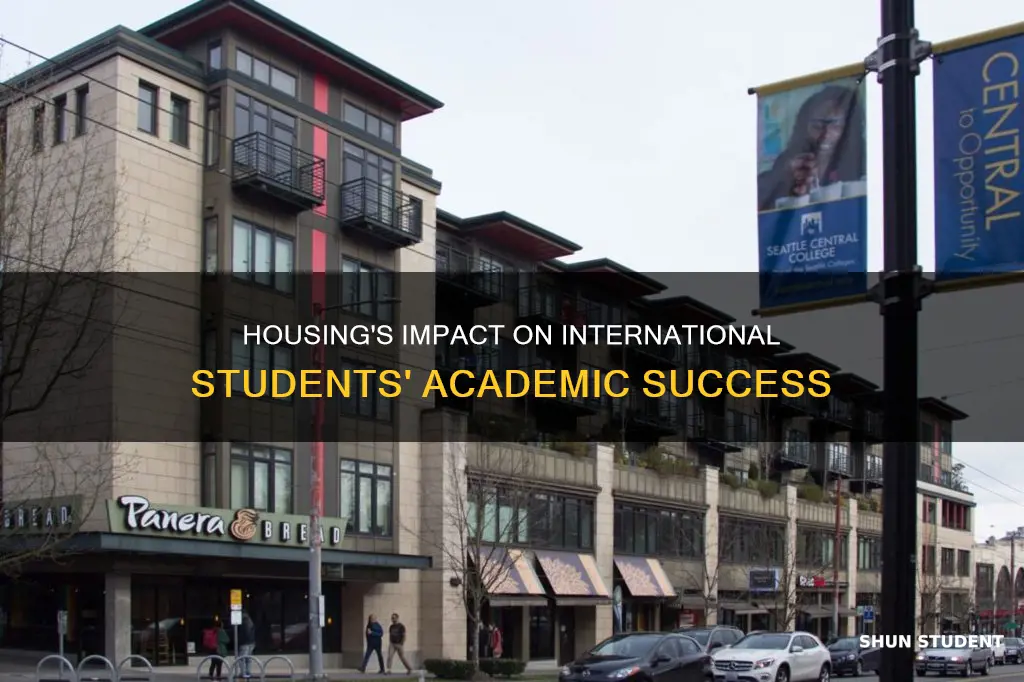 how housing affects international students education