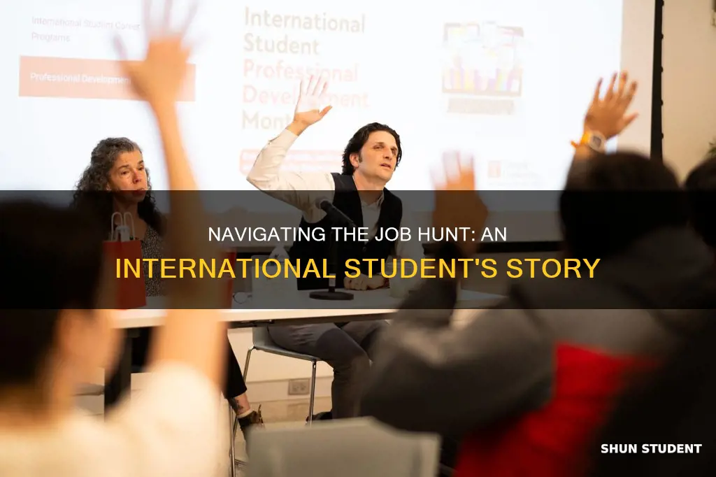 how i got a job as an international student