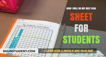 Mastering Student Goals: Crafting Your Best Goal Sheet for Success