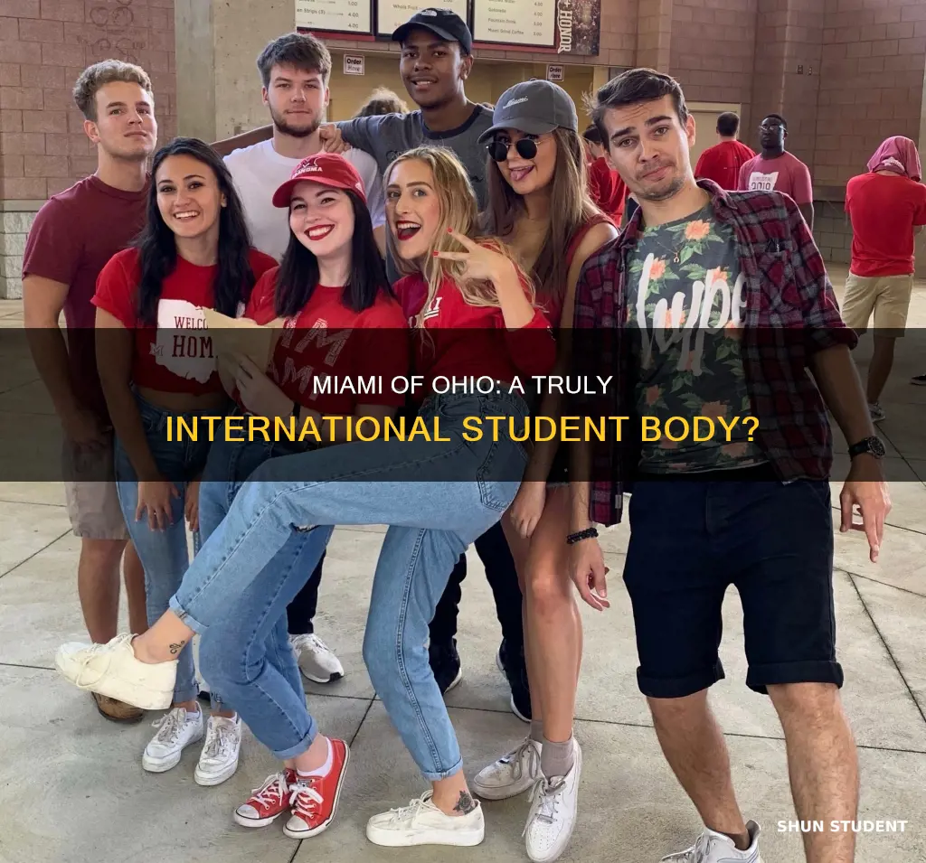 how international is the student body of miami of ohio