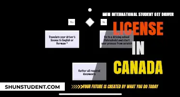 International Students: Getting a Driver's License in Canada
