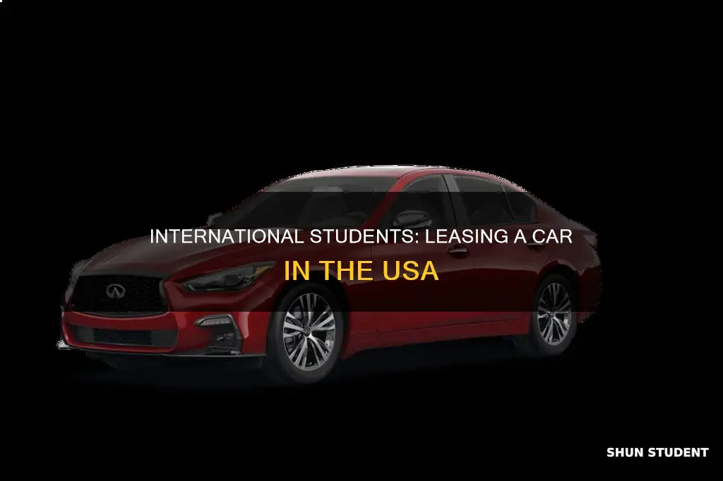 how international student lease a car in the usa