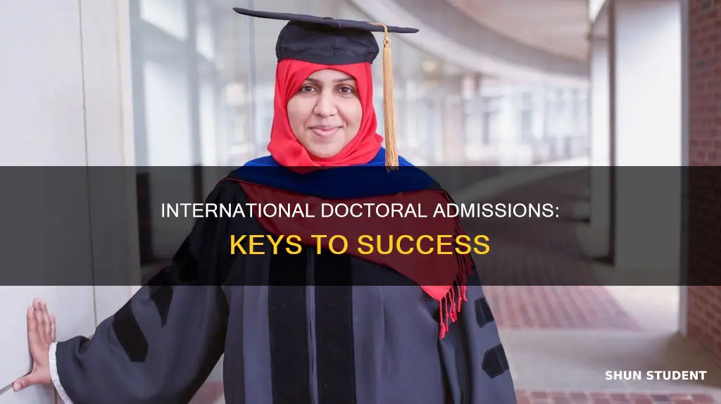 how international students accepted for doctorat