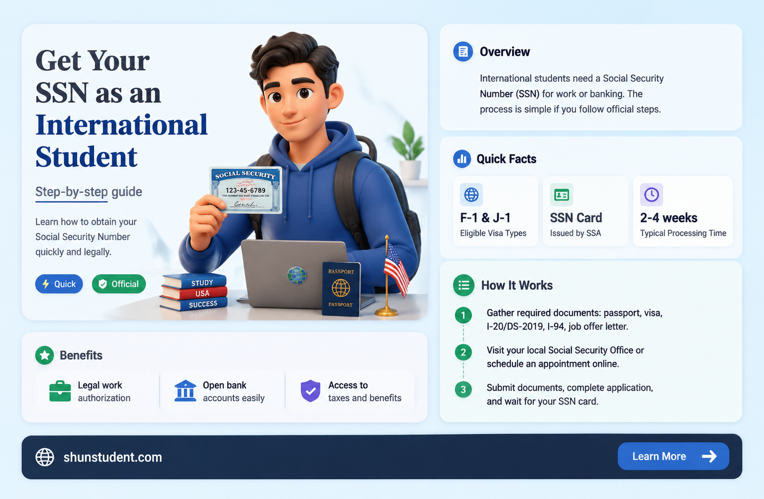 can an international student get a social security number