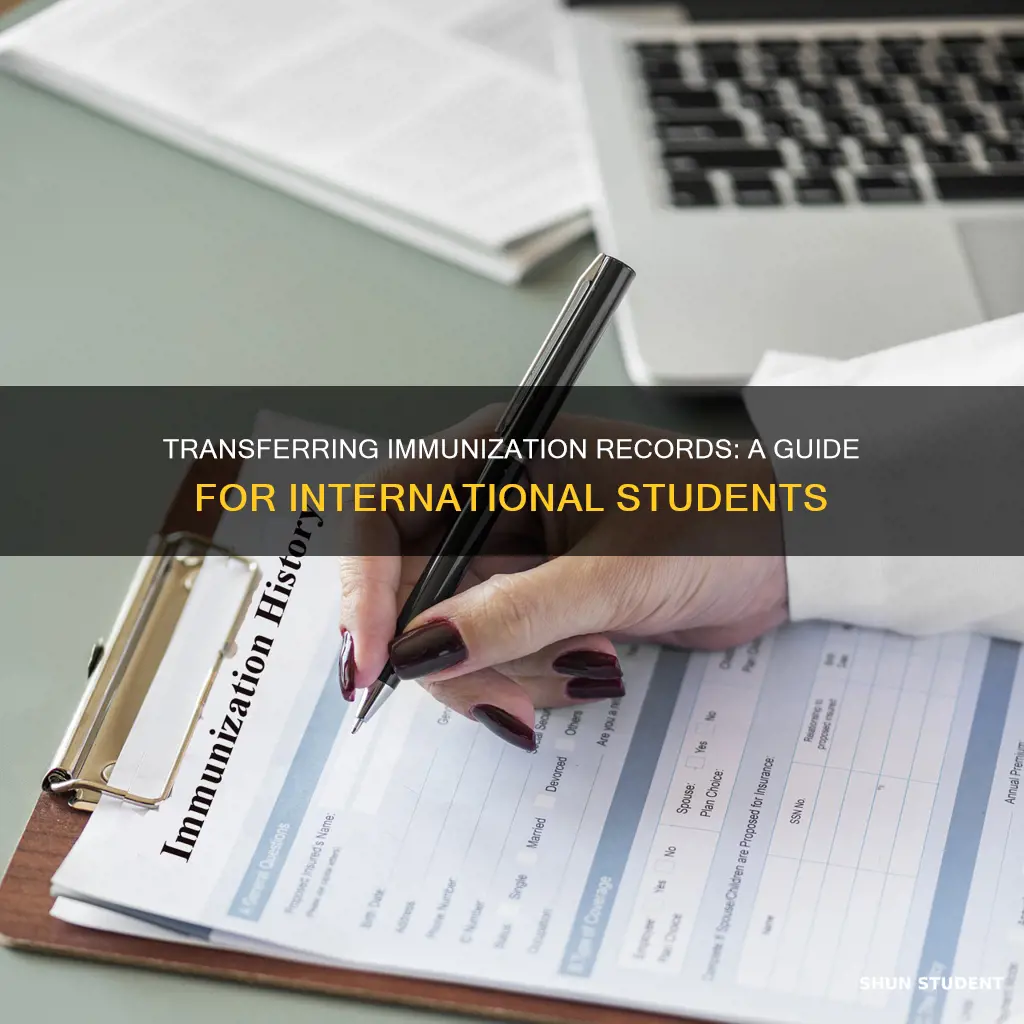 how international students can transfer immunization records