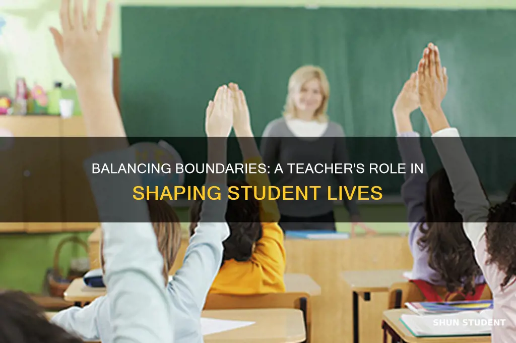 how involved should a teacher be in their student