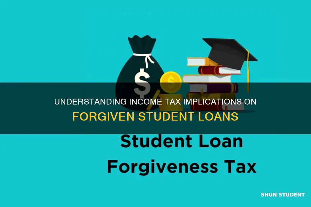 how is income tax figured on student loans forgiven