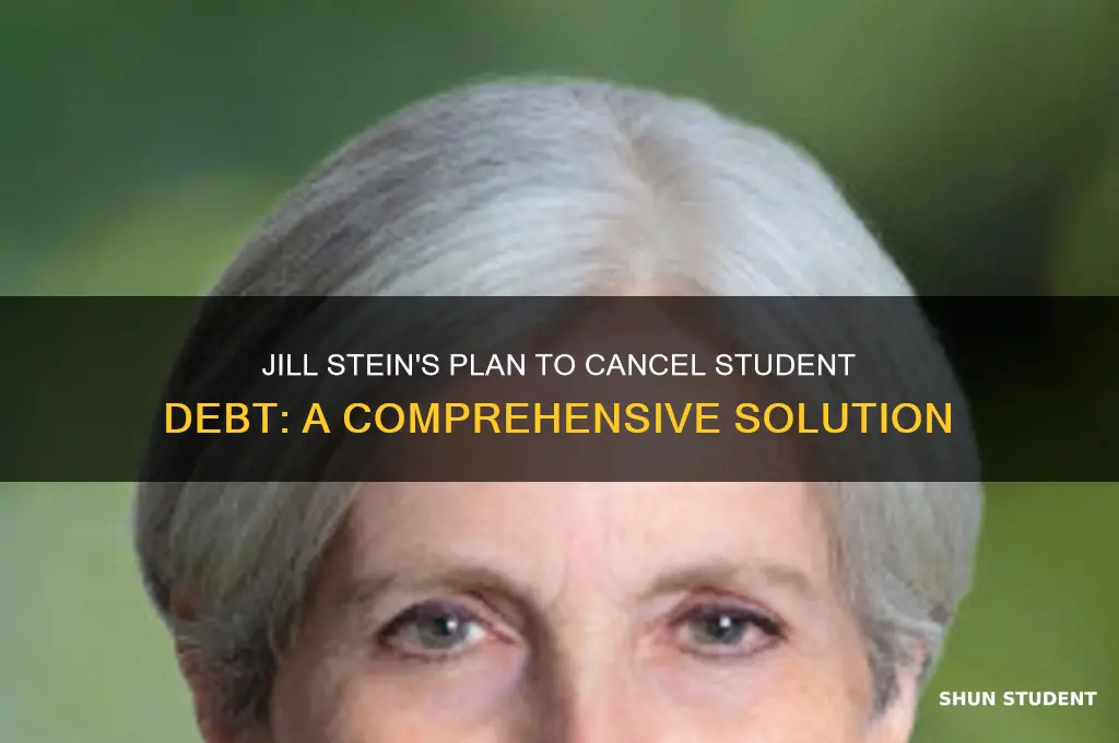how is jill stien going to forgive student debt