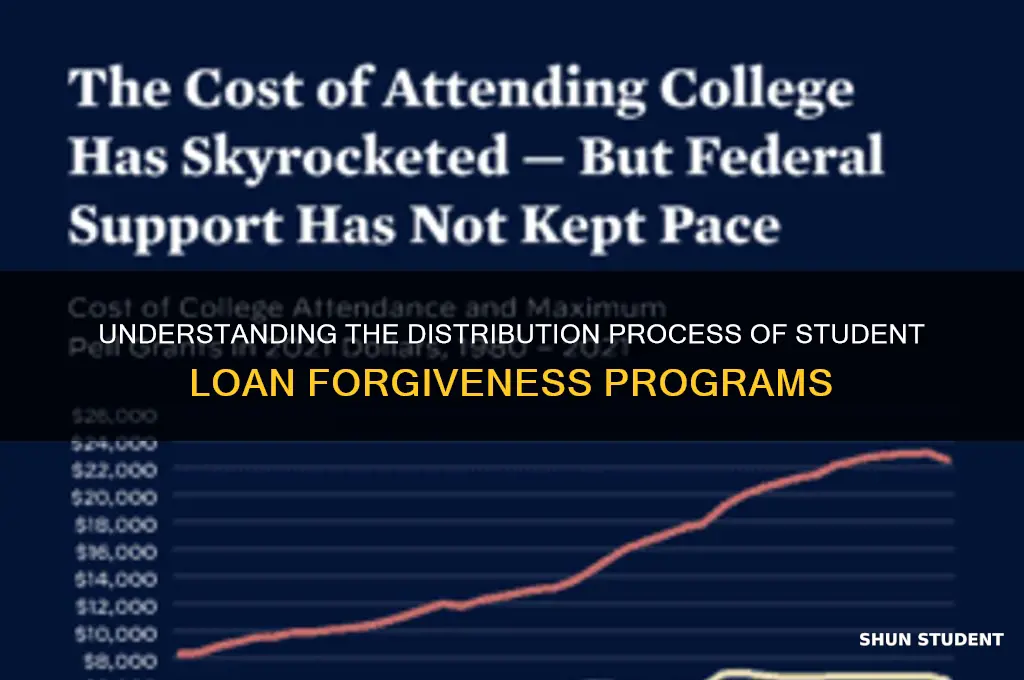 how is student loan forgiveness being distributed