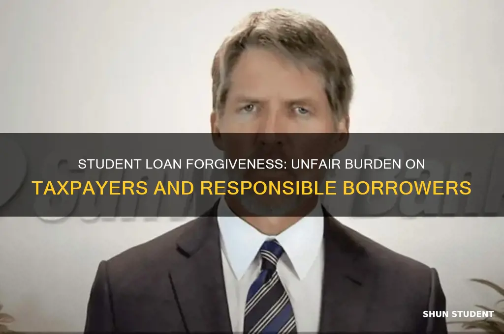 how is student loan forgiveness unfair