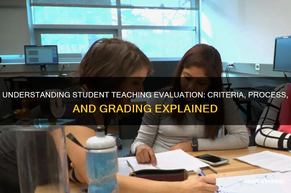 how is student teaching graded