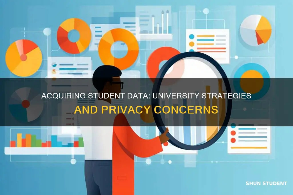 how is the university acquired student data inforamtion