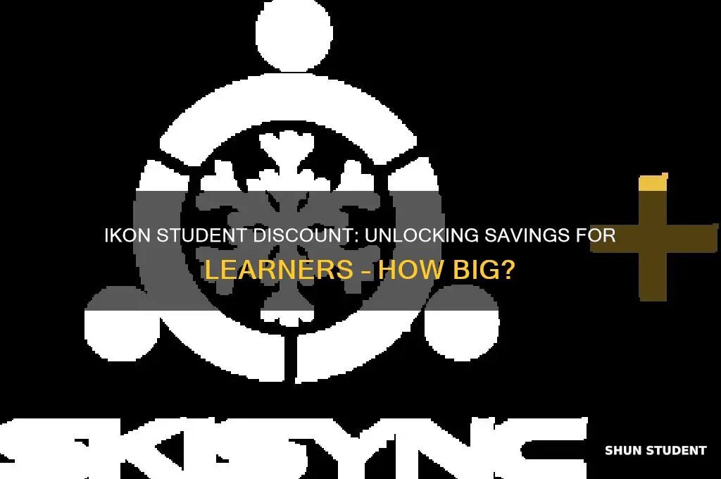 how large is the ikon student discount