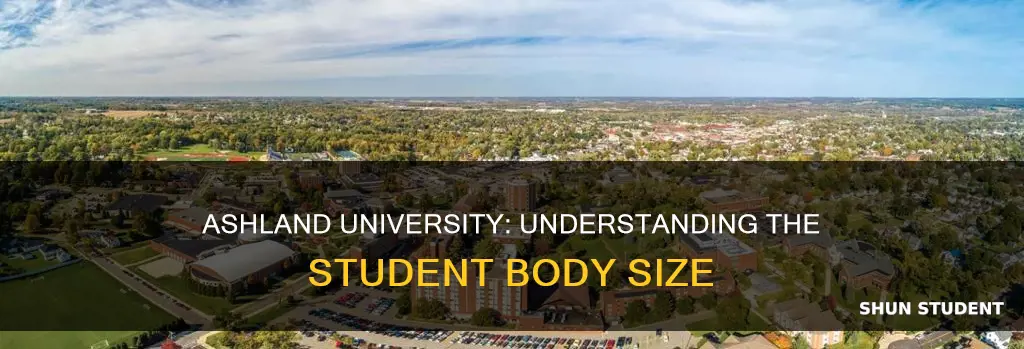 how large is the student body at ashland university