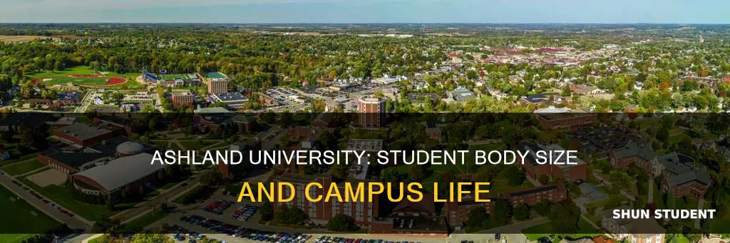 how large is the student body at ashland university