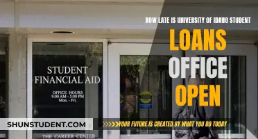 University of Idaho: Late Loans Office Hours
