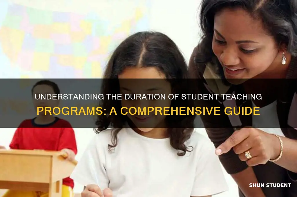 how long are student teaching programs