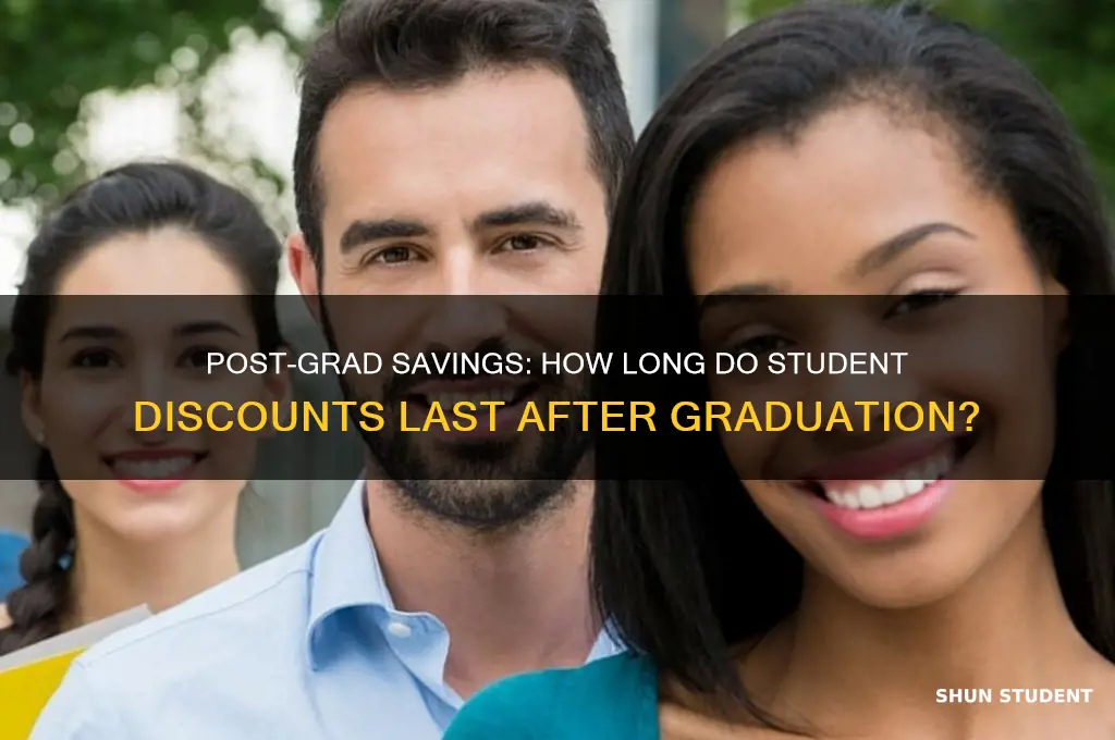 how long can you get student discounts after graduating
