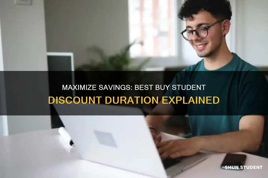 how long do the best buy student discounts last