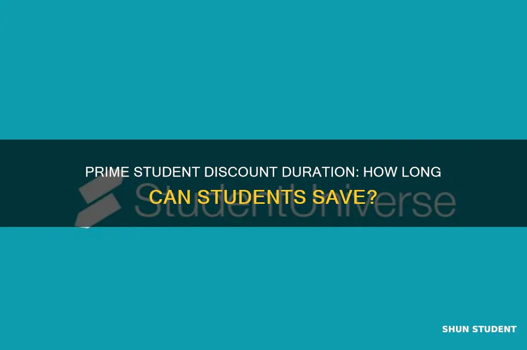 how long do the students gets the prime discount