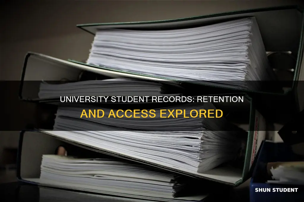 how long do universities keep records of students