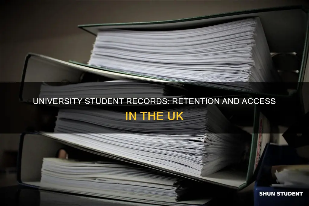 how long do universities keep student records uk