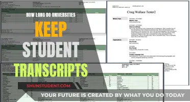 Universities Keep Transcripts: How Long is Too Long?