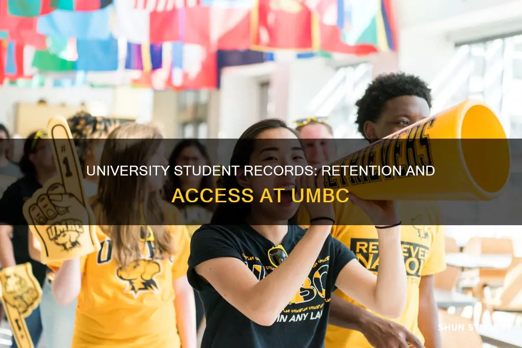 how long do university keep student records umbc