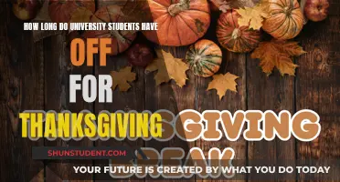 University Thanksgiving Breaks: How Long and When?