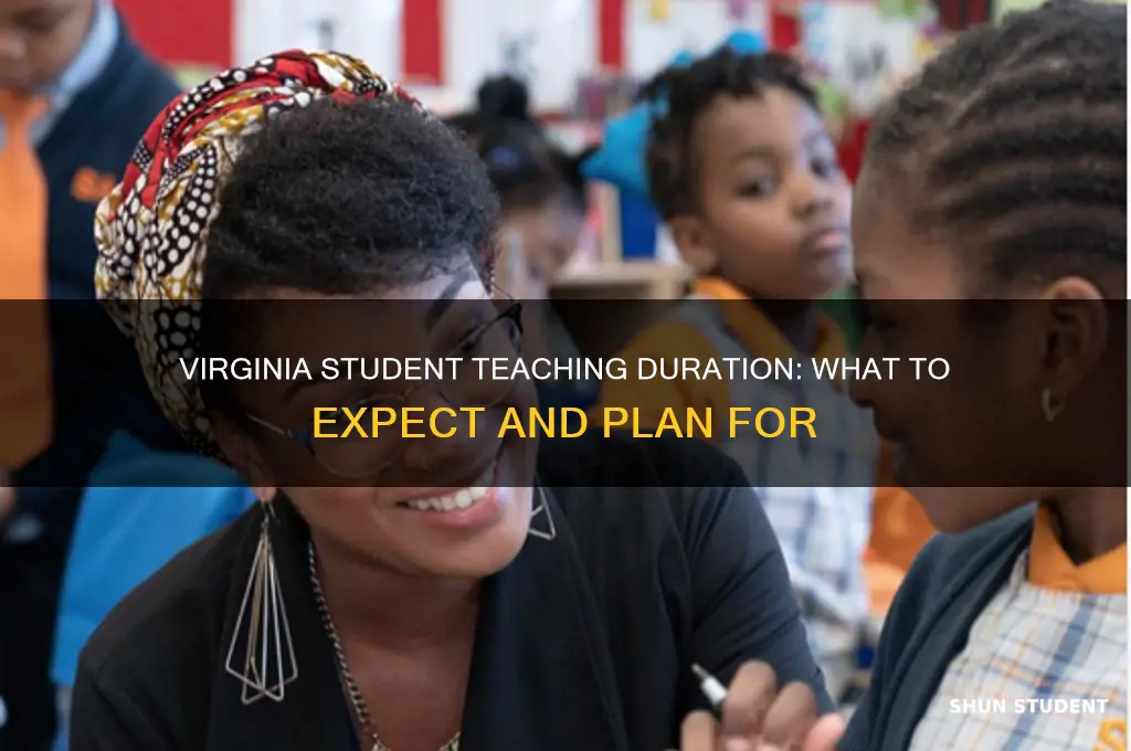 how long do you have to student teach in virginia