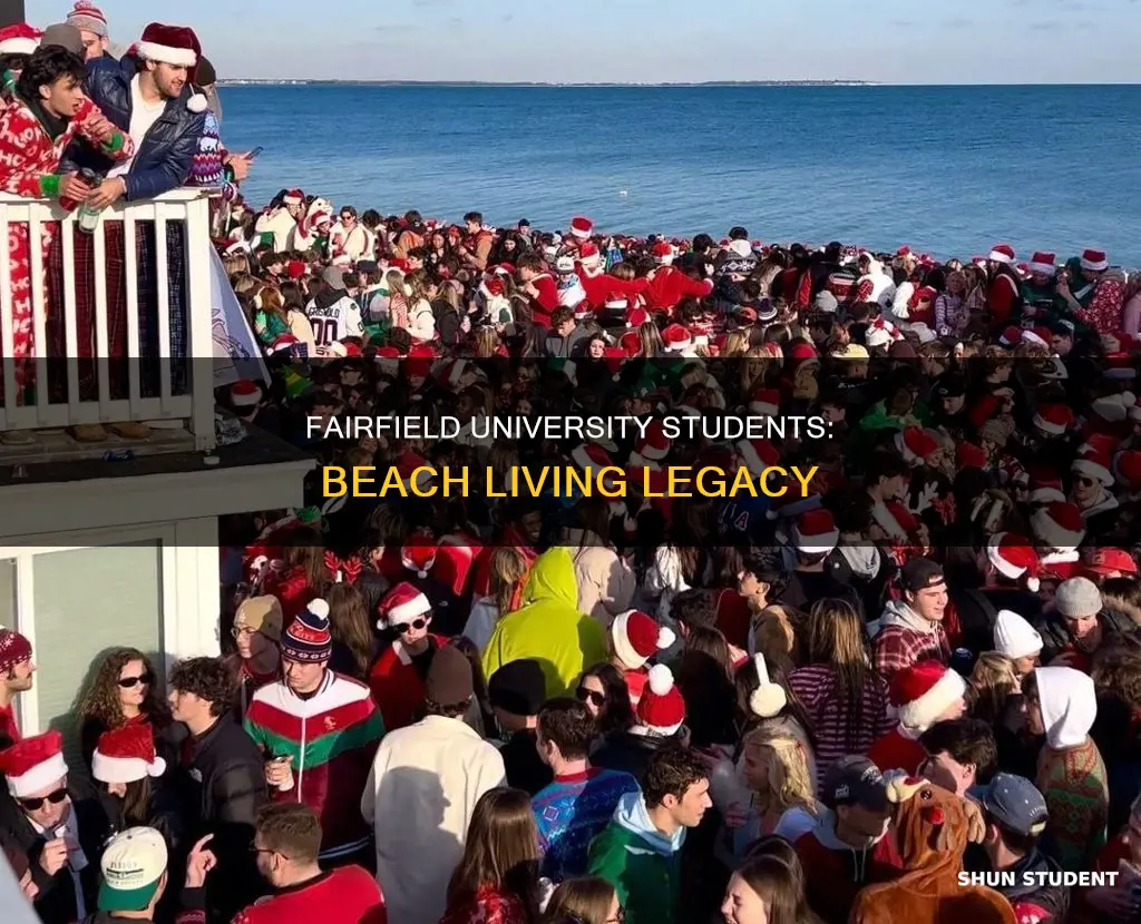 how long have fairfield university students lived at the beach