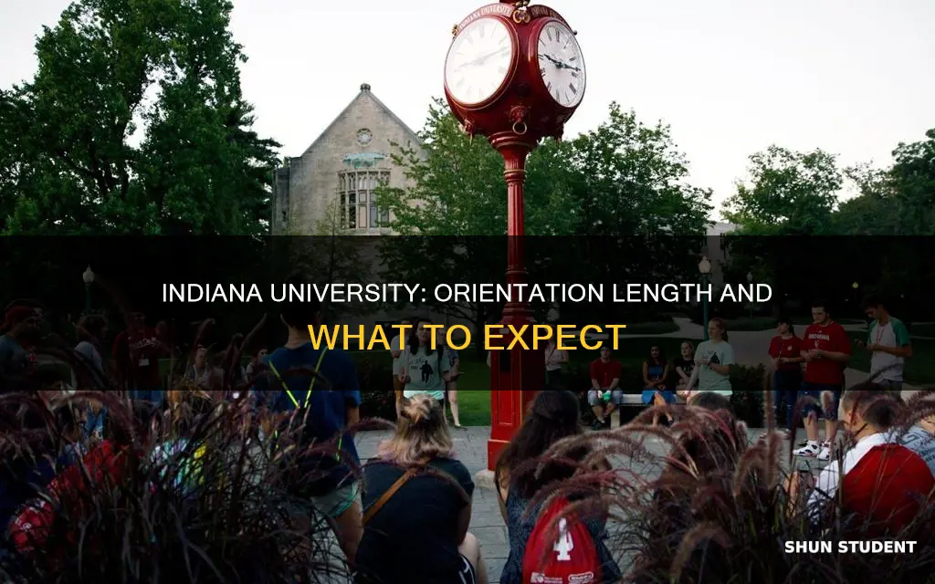 how long is student orientaion at indiana university