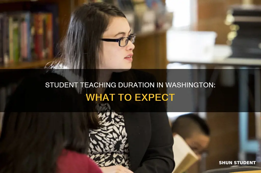 how long is student teaching in washington