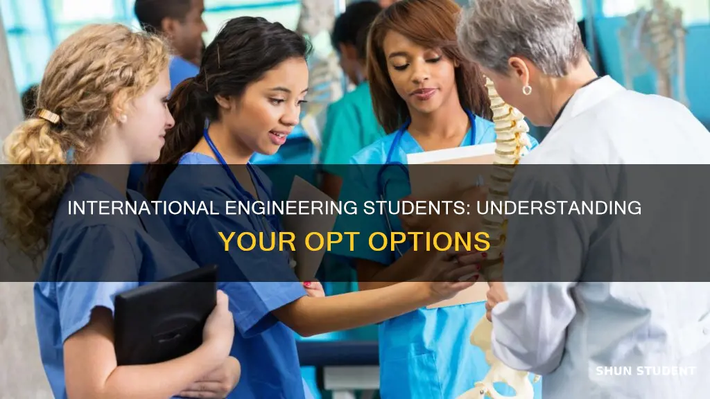 how long opt do international engineering students have