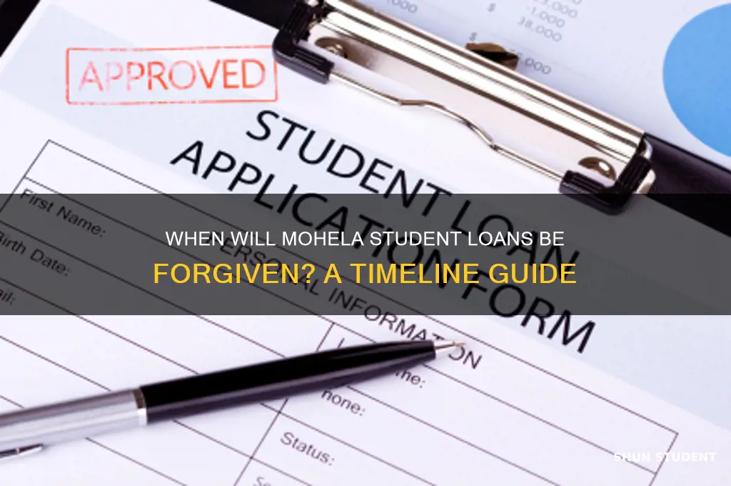 how long until mohela student loans are forgiven
