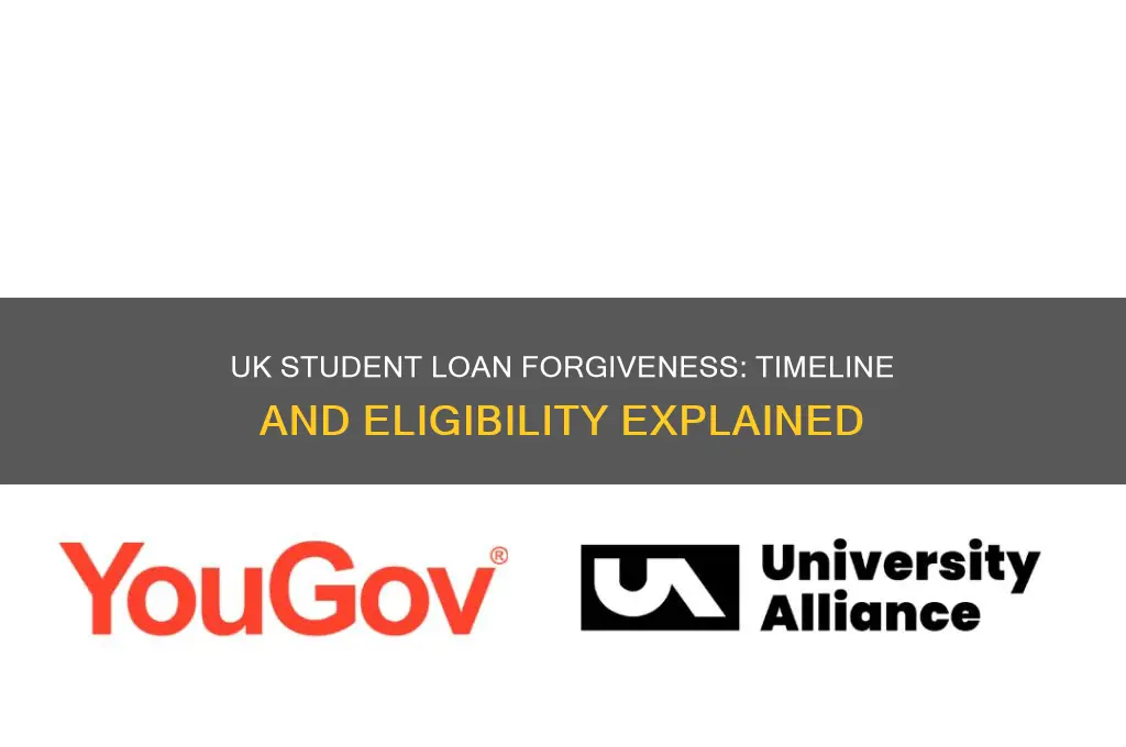 how long until student loans are forgiven uk