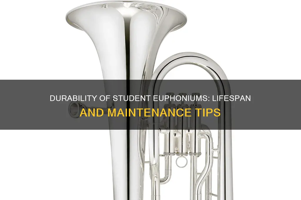 how long will a student euphonium last