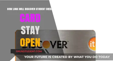 Discover Student Credit Card Lifespan: How Long Will It Stay Open?