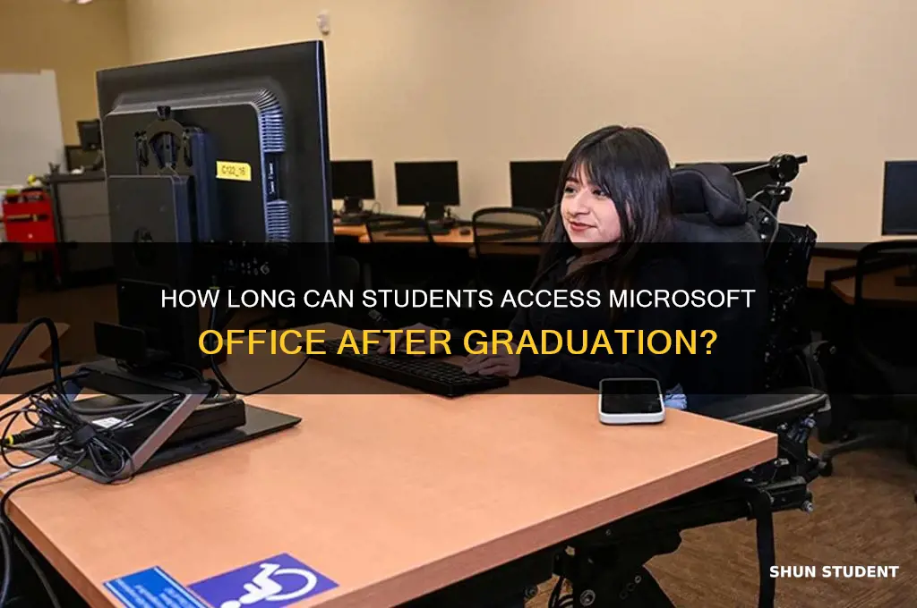 how long will i have access to student microsoft office
