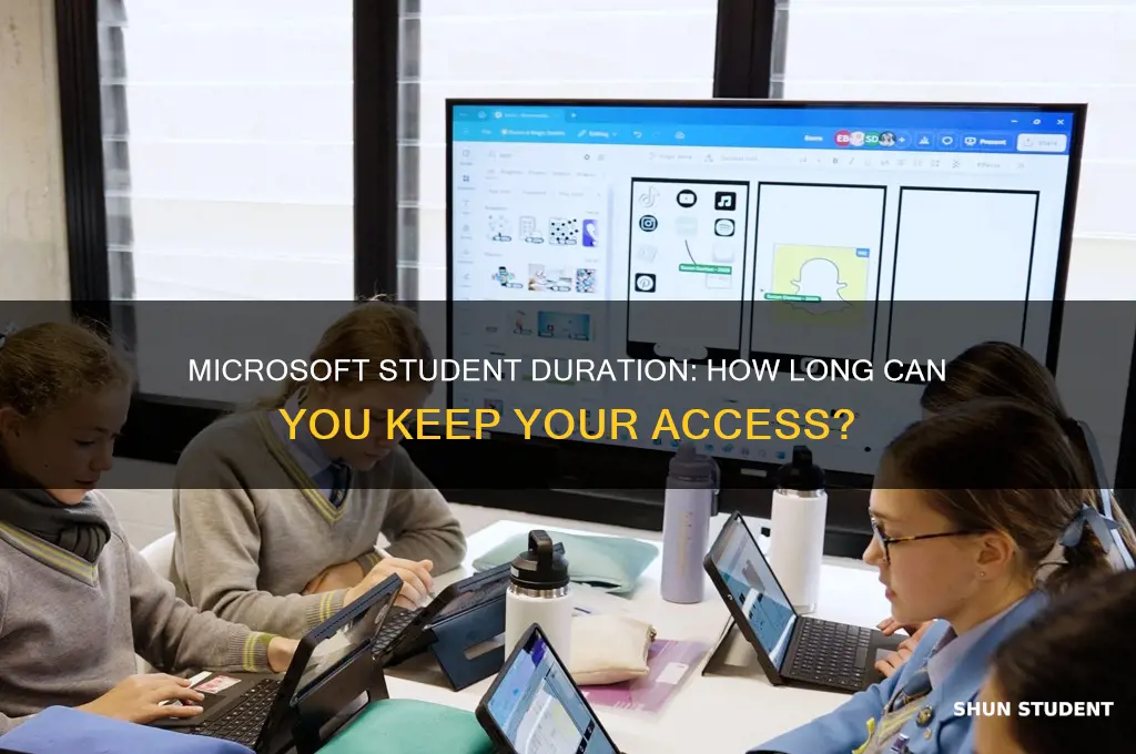 how long will i have microsoft student